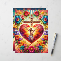 Colorido papel de scrapbook de San Valentín cristi