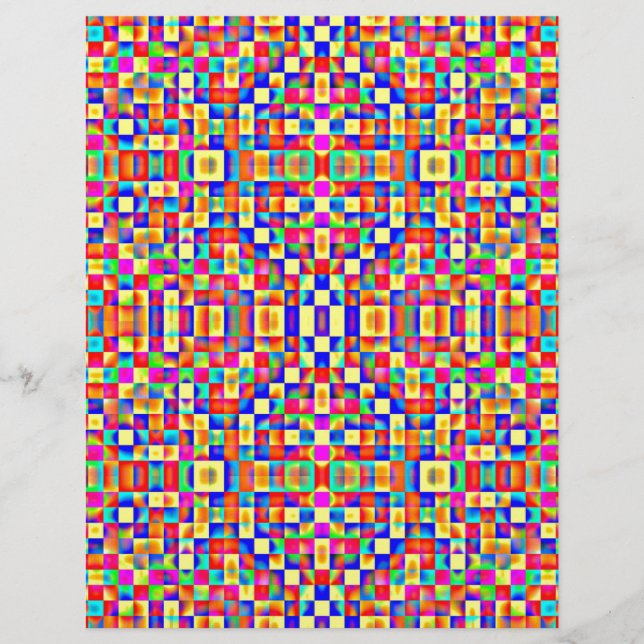 Lámina Coloridos píxeles (Anverso)