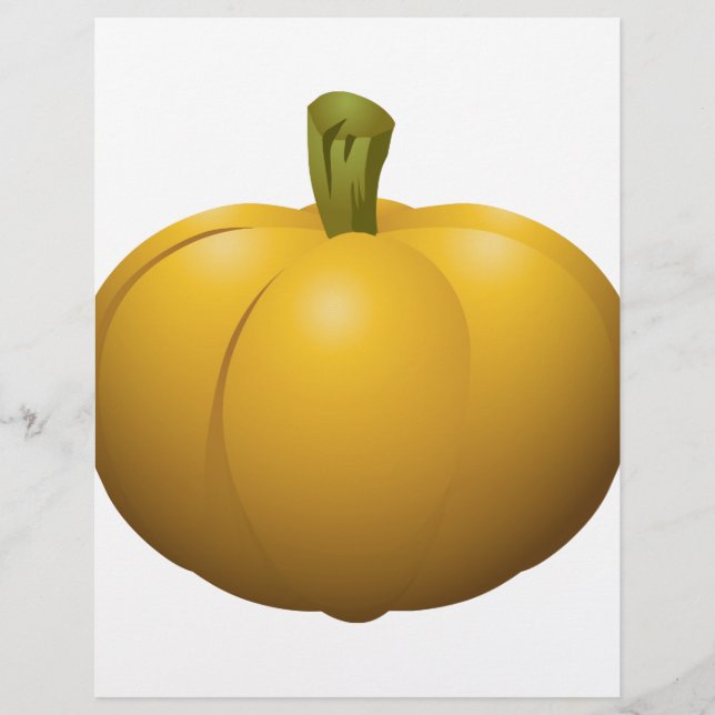 Lámina Comida Glitch calabaza (Anverso)