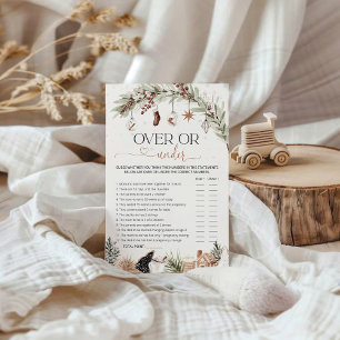 Lámina Cómodo con o con Baby Shower Game