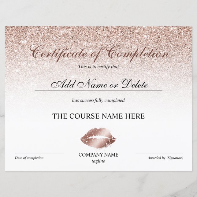 Lámina Composición de los labios del Premio de Certificac (Anverso)