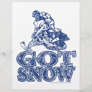 Lámina Comprender la nieve con problemas azules