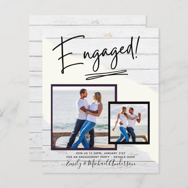 Lámina COMPROMISO DE FOTOS PRESUPUESTARIAS Invitar SCRIPT (Anverso / Reverso)