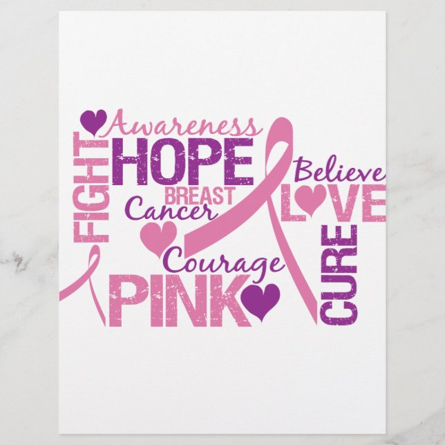 Lámina Conciencia sobre el cáncer de mama (Anverso)