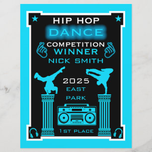 Lámina Concurso de baile Hip Hop
