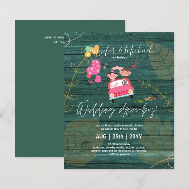 Lámina Conducción de presupuesto - Convocatoria de matrim (Anverso / Reverso)