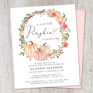 Lámina Conducción Por Invitación De Baby Shower Del Chica