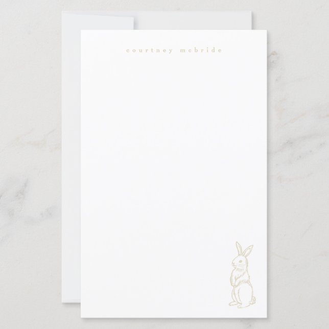 Lámina Conejo Vintage (Anverso)