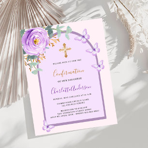 Lámina Confirmación del presupuesto de arco de mariposas