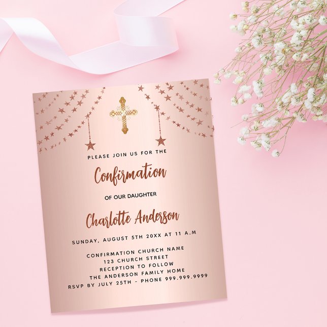 Lámina Confirmación invitación al presupuesto de estrella (Subido por el creador)