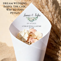 Cono De Papel boda Para Las Flores Petales Toss