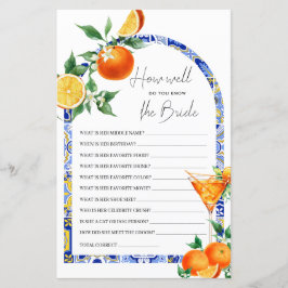 Lámina Conoce el juego mediterráneo Bride Spritz