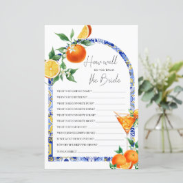 Lámina Conoce el juego mediterráneo Bride Spritz