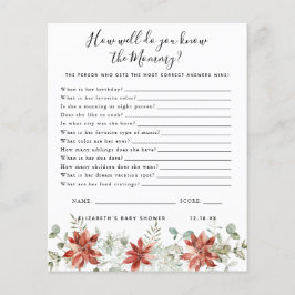 Lámina Conocer a la mami | Juego Baby Shower