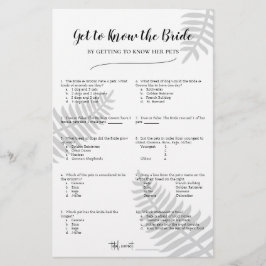 Lámina Conozca a la novia conociendo a sus Mascotas