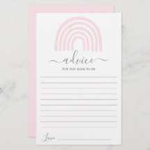 Consejo de arcoiris rosado para que la madre sea u