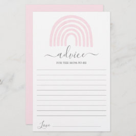 Lámina Consejo de arcoiris rosado para que la madre sea u