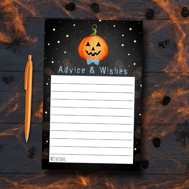 Lámina Consejo de Baby Shower de Little Pumpkin Halloween (Subido por el creador)