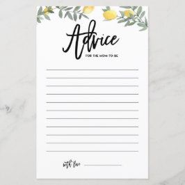 Lámina Consejo de Boho Lemon para que la madre sea Baby S