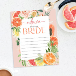 Lámina Consejo De Citrus Tropical Para La Novia