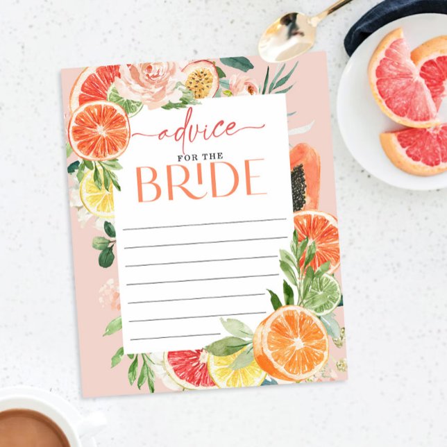 Lámina Consejo De Citrus Tropical Para La Novia (Subido por el creador)