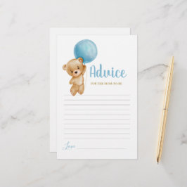 Lámina Consejo de Oso de Teddy Azul para que mamá sea tar