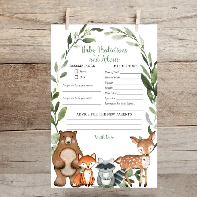 Lámina Consejo de predicciones para bebés de amigos del b (Subido por el creador)