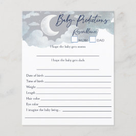 Lámina Consejo de predicciones para bebés en la luna