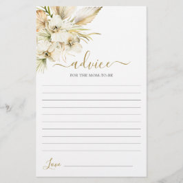 Lámina Consejo del Desierto del Boho para que la mamá sea