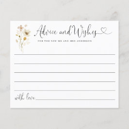 Lámina Consejo Elegante Presupuestario Deseos De Flores S