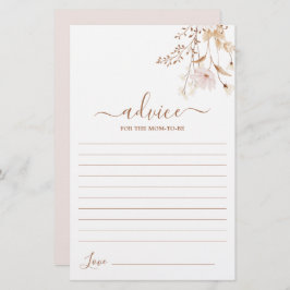 Lámina Consejo Floral de flores silvestres para que la ma