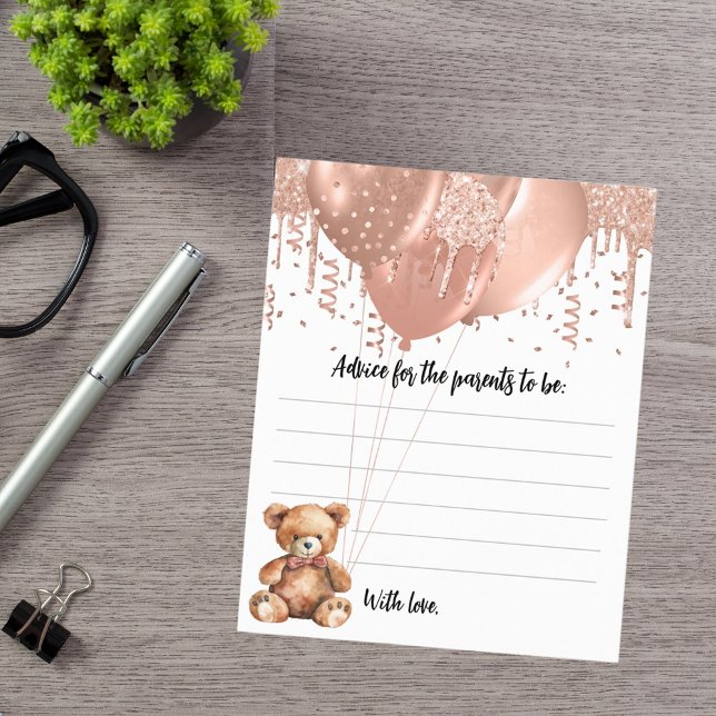 Lámina Consejo para los padres globos de peluche ducha be (Subido por el creador)