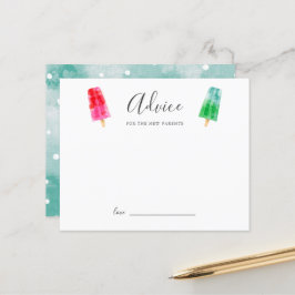 Lámina Consejos de Baby Shower para los nuevos padres