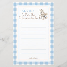 Lámina Consejos de Baby Shower para los padres