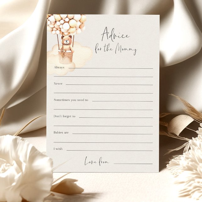 Lámina Consejos de juego de Baby Shower para mamá (Subido por el creador)