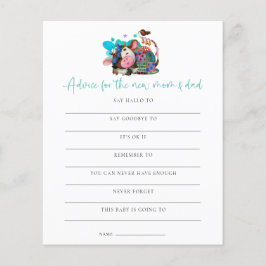 Lámina Consejos de juego de presupuesto Baby Shower de nu