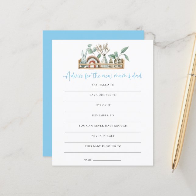 Lámina Consejos de juego de presupuesto para la nueva mam (Anverso/Reverso In Situ)