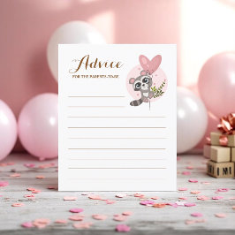 Lámina Consejos De Juego De Raccoon Para Padres