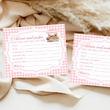 Consejos de mercado y deseos de ducha nupcial