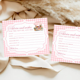 Lámina Consejos de mercado y deseos de ducha nupcial