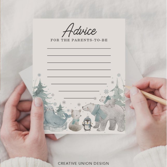 Lámina Consejos para el futuro juego de Baby Shower para  (Subido por el creador)