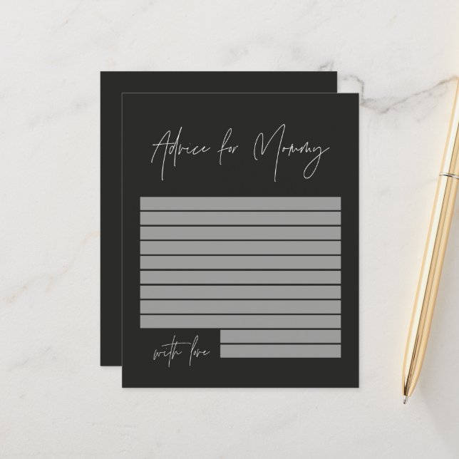 Lámina Consejos para la ducha para mamaweather forecast n (Anverso/Reverso In Situ)