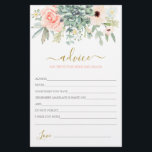 Lámina Consejos para la novia<br><div class="desc">Consejos de éxito para la tarjeta de novia</div>