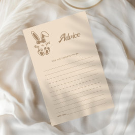 Lámina Consejos para la Revelación de Género Beige Ligero