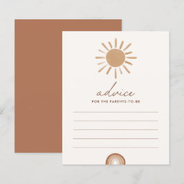 Lámina Consejos para los padres Boho Sunshine juego de Ba