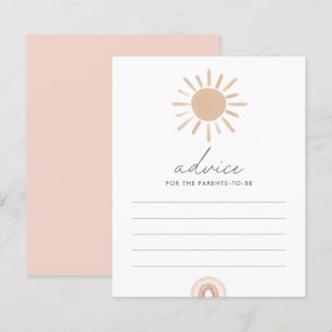 Lámina Consejos para padres Boho Sunshine Juego de Baby S