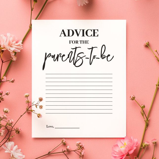 Lámina Consejos para que los padres sean un juego de Baby (Subido por el creador)