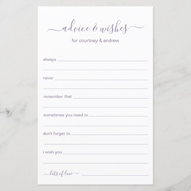 Lámina Consejos y deseos (Anverso)