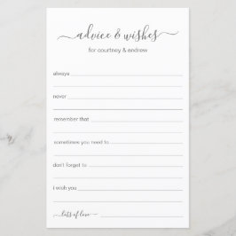 Lámina Consejos y deseos