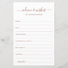 Lámina Consejos y deseos